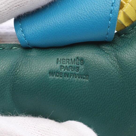 HERMES Blue Leather Charm - Picture 4 of 8